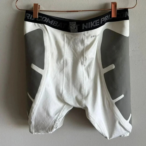 Nike Mens Nike Pro Combat Compression Short White Size XXL - Picture 1 of 5